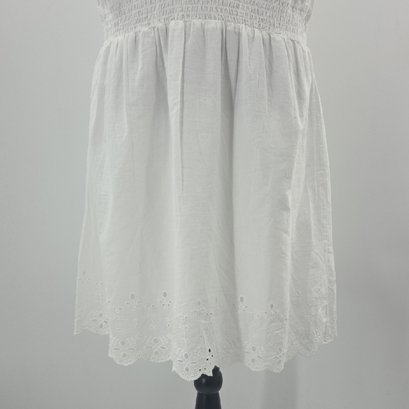 H&M White Dress With Lace And  Eyelet Detail NWT - Picture 6 of 16